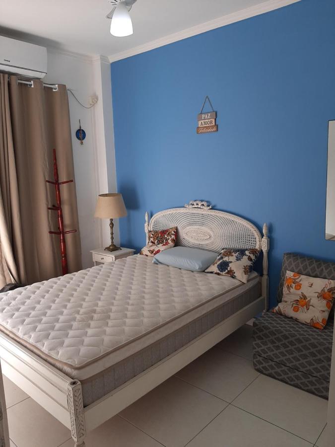 Apartamento Vento E Mar - 2 Quartos Com Sacada Na Quadra Da Praia Do Gonzaga سانتوس المظهر الخارجي الصورة
