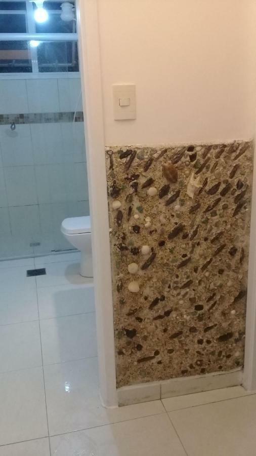 Apartamento Vento E Mar - 2 Quartos Com Sacada Na Quadra Da Praia Do Gonzaga سانتوس المظهر الخارجي الصورة